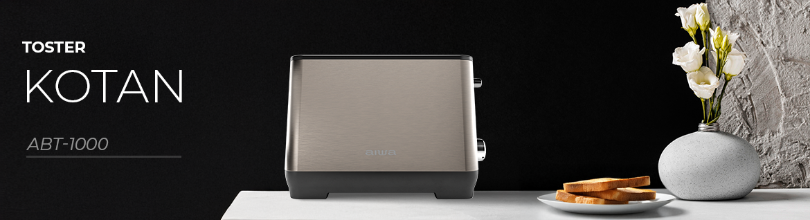 Toster AIWA ABT-1000 KOTAN – panel sterowania i szczeliny