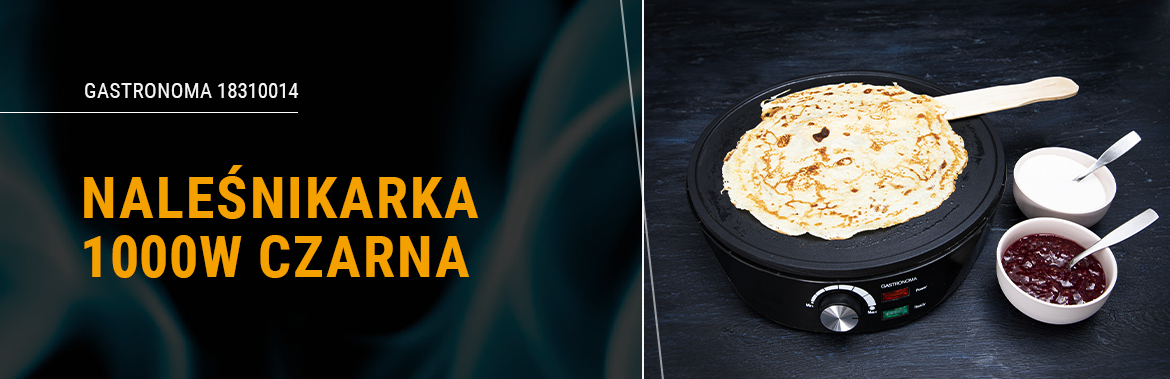 Gastronoma Naleśnikarka 1000W czarna 18310014