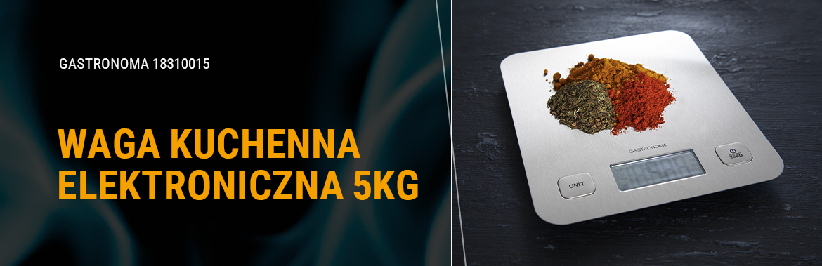 Gastronoma Waga kuchenna elektroniczna 5kg 18310015