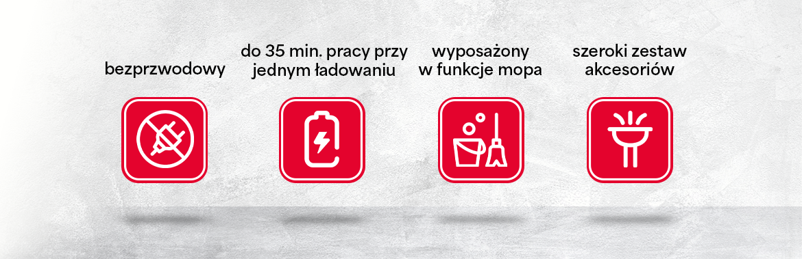 SOGO Odkurzacz pionowy bezprzewodowy FLEX 16175