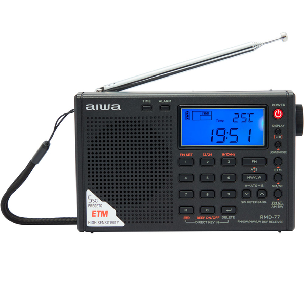 Przenośne Radio AIWA RMD-77 czarne